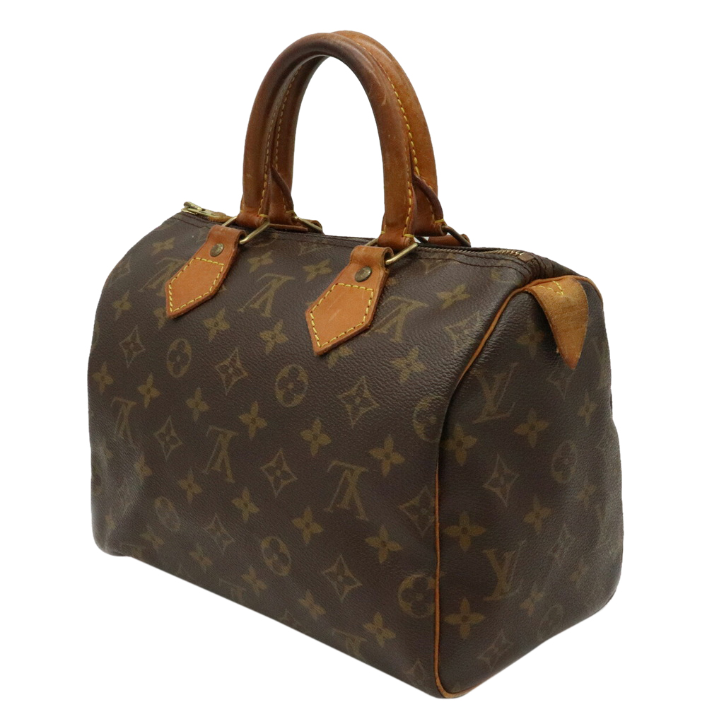 

Louis Vuitton Brown Monogram Canvas Speedy 25 Boston Bag