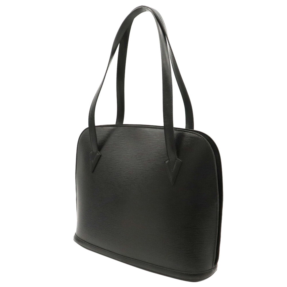 

Louis Vuitton Black Epi Leather Lussac Tote Bag