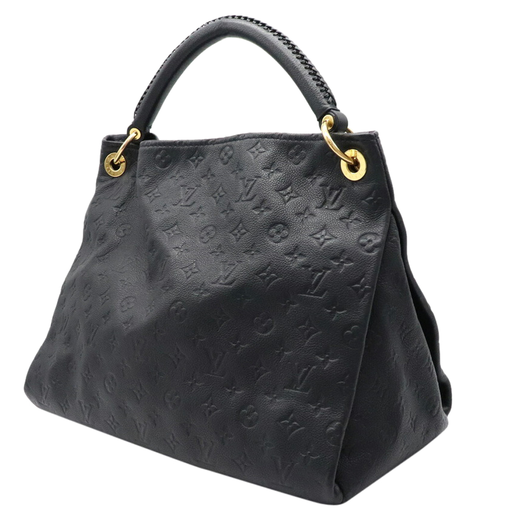 

Louis Vuitton Black Monogram Leather Empreinte Artsy MM Tote Bag