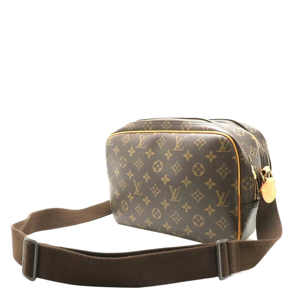 

Louis Vuitton Brown Monogram Canvas Reporter PM Bag