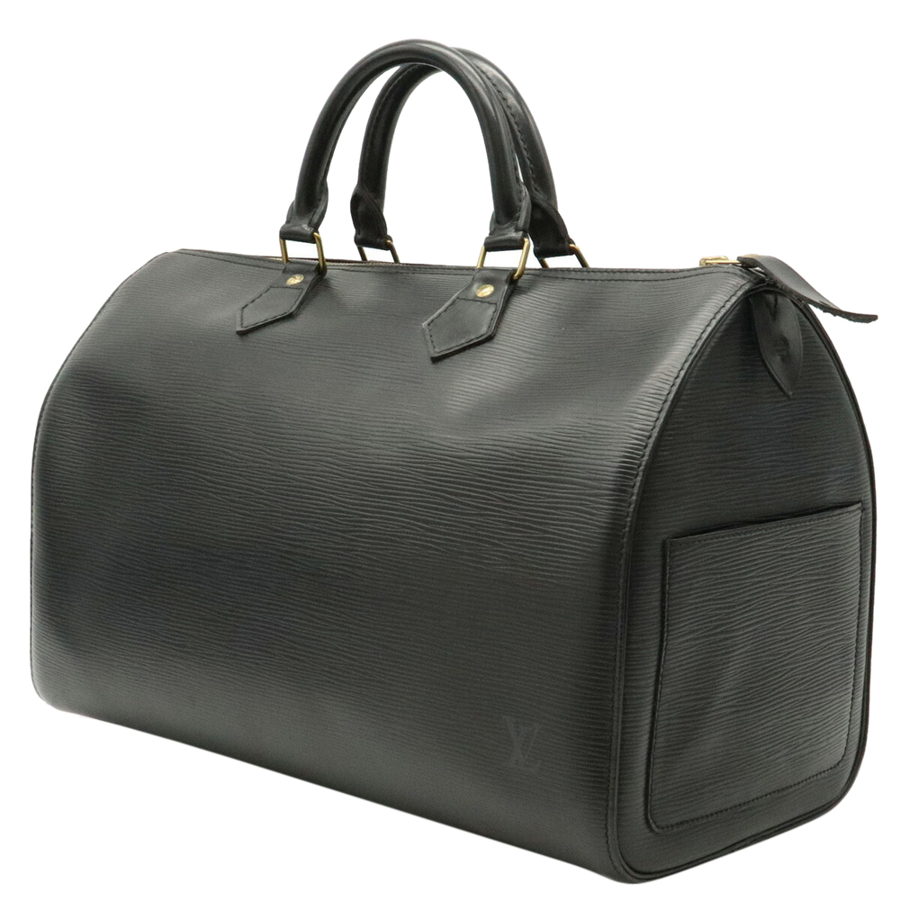 

Louis Vuitton Black Epi Leather Speedy 40 Boston Bag