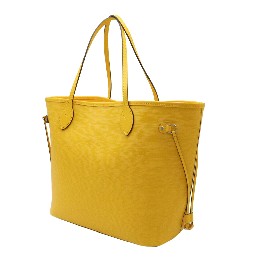

Louis Vuitton Yellow Epi Leather Neverfull MM Tote Bag
