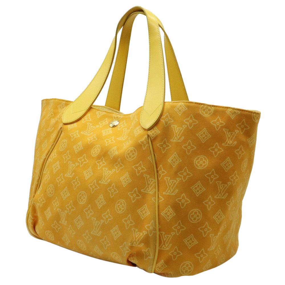 

Louis Vuitton Yellow Monogram Canvas Cabas Ipanema GM Bag