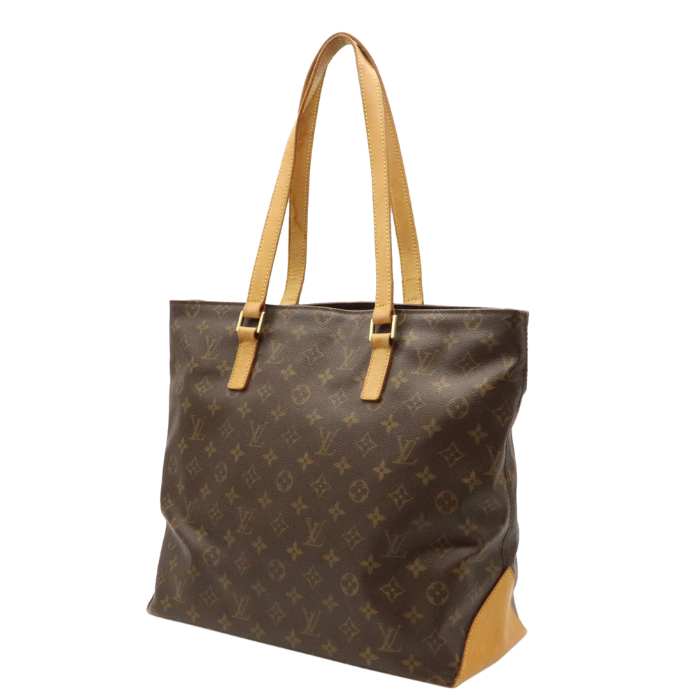 

Louis Vuitton Brown Monogram Canvas Cabas Mezzo Tote Bag