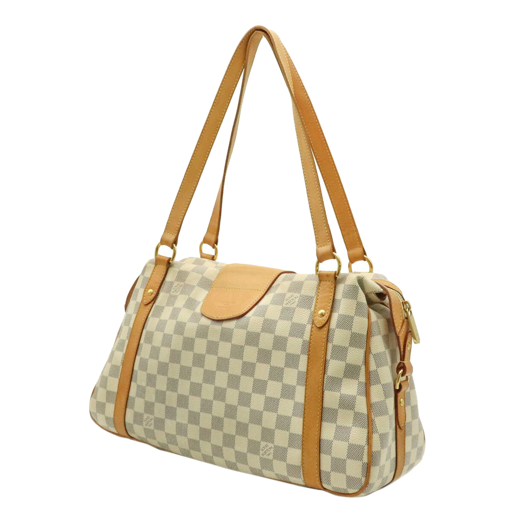 

Louis Vuitton White Damier Azur Stresa PM Tote Bag, Blue