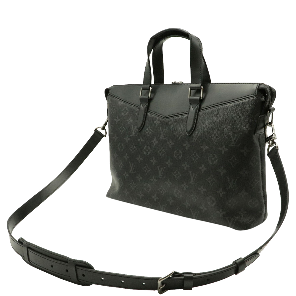 

Louis Vuitton Black Monogram Canvas Eclipse Voyager Travel Bag