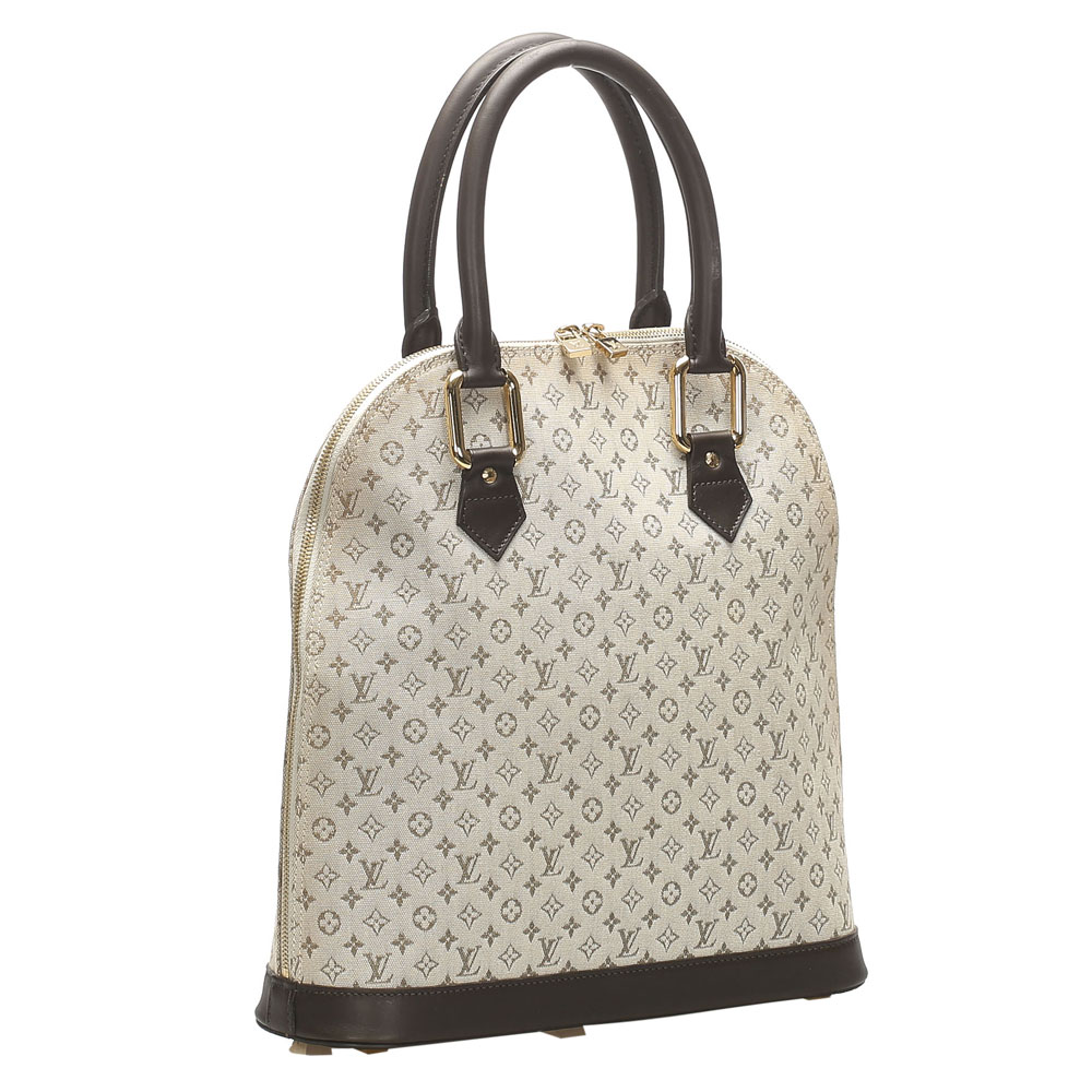 

Louis Vuitton Beige/Brown Monogram Mini Lin Canvas Alma Haut Bag