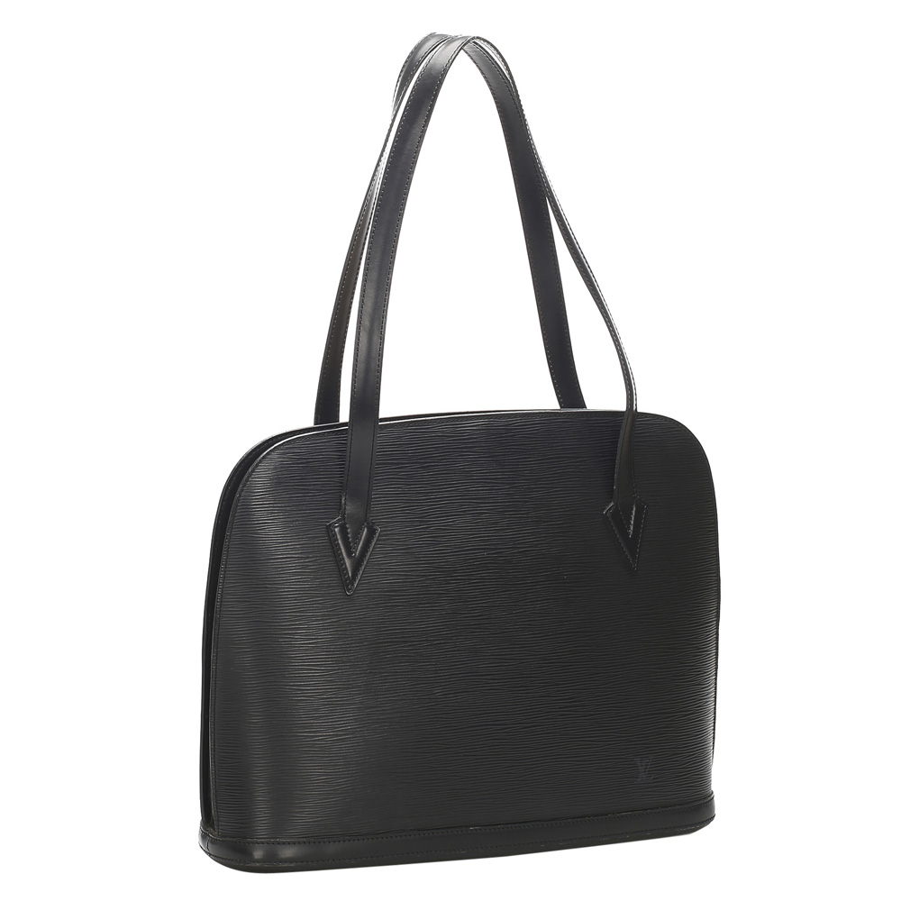

Louis Vuitton Black Epi Leather Lussac Bag