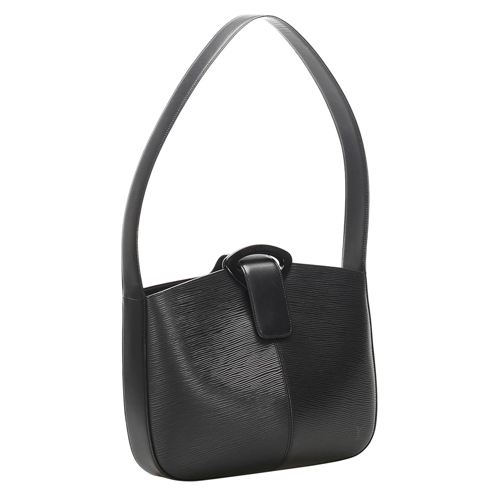 

Louis Vuitton Black Epi Leather Reverie Bag