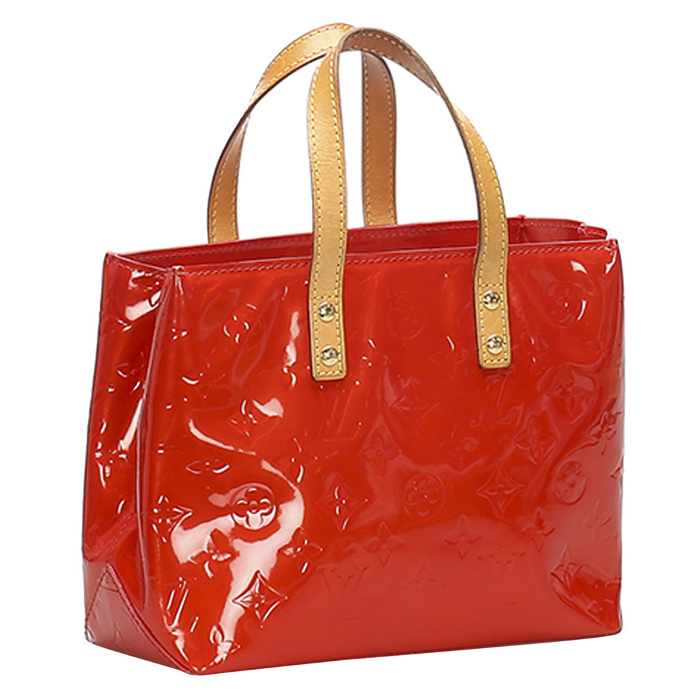 

Louis Vuitton Red Leather Reade PM Bag, Brown