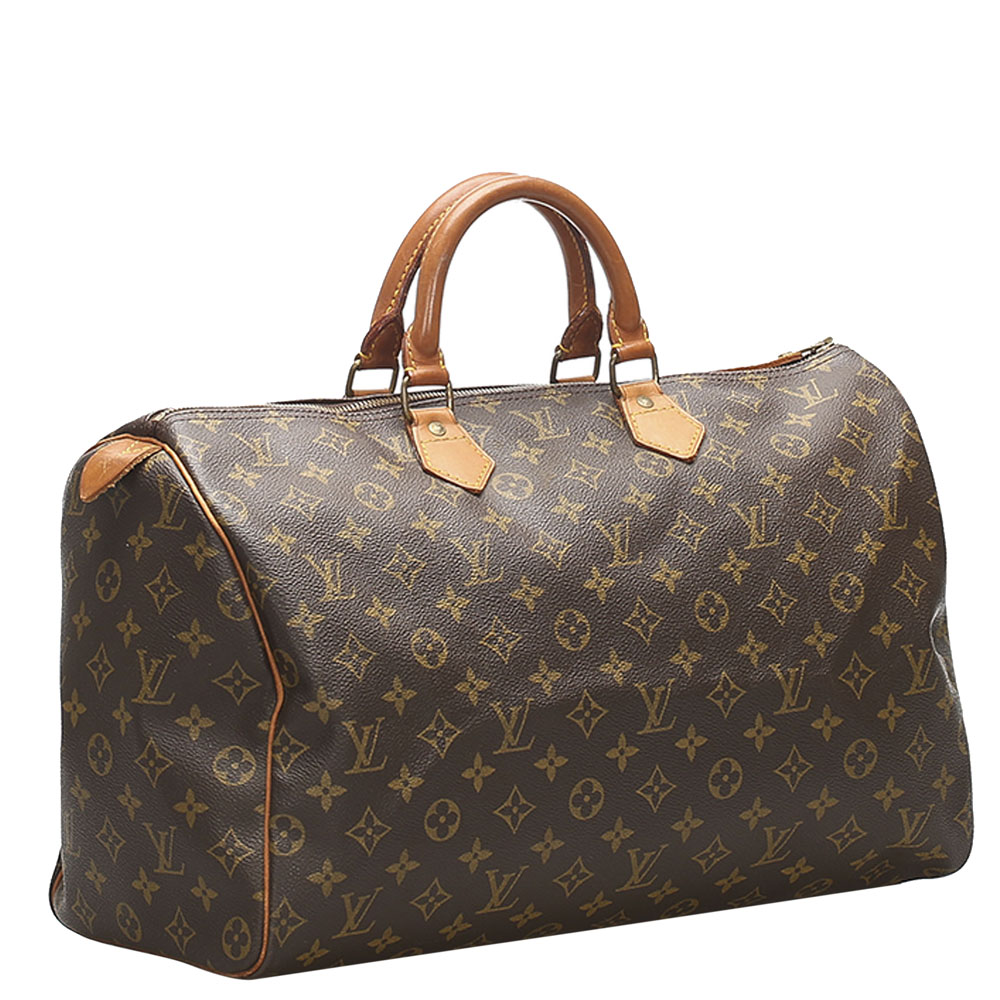 

Louis Vuitton Brown Monogram Canvas Speedy 40 Bag