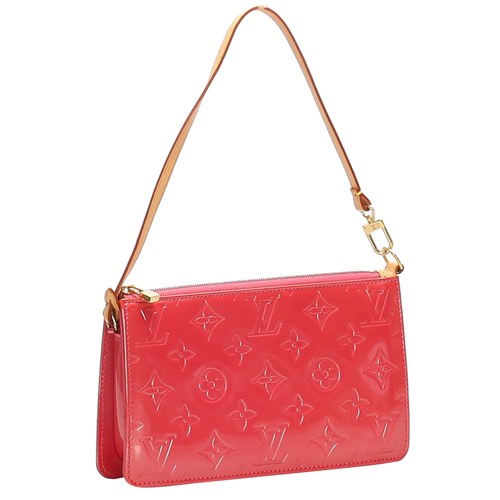 

Louis Vuitton Red Monogram Vernis Lexington Pochette Bag