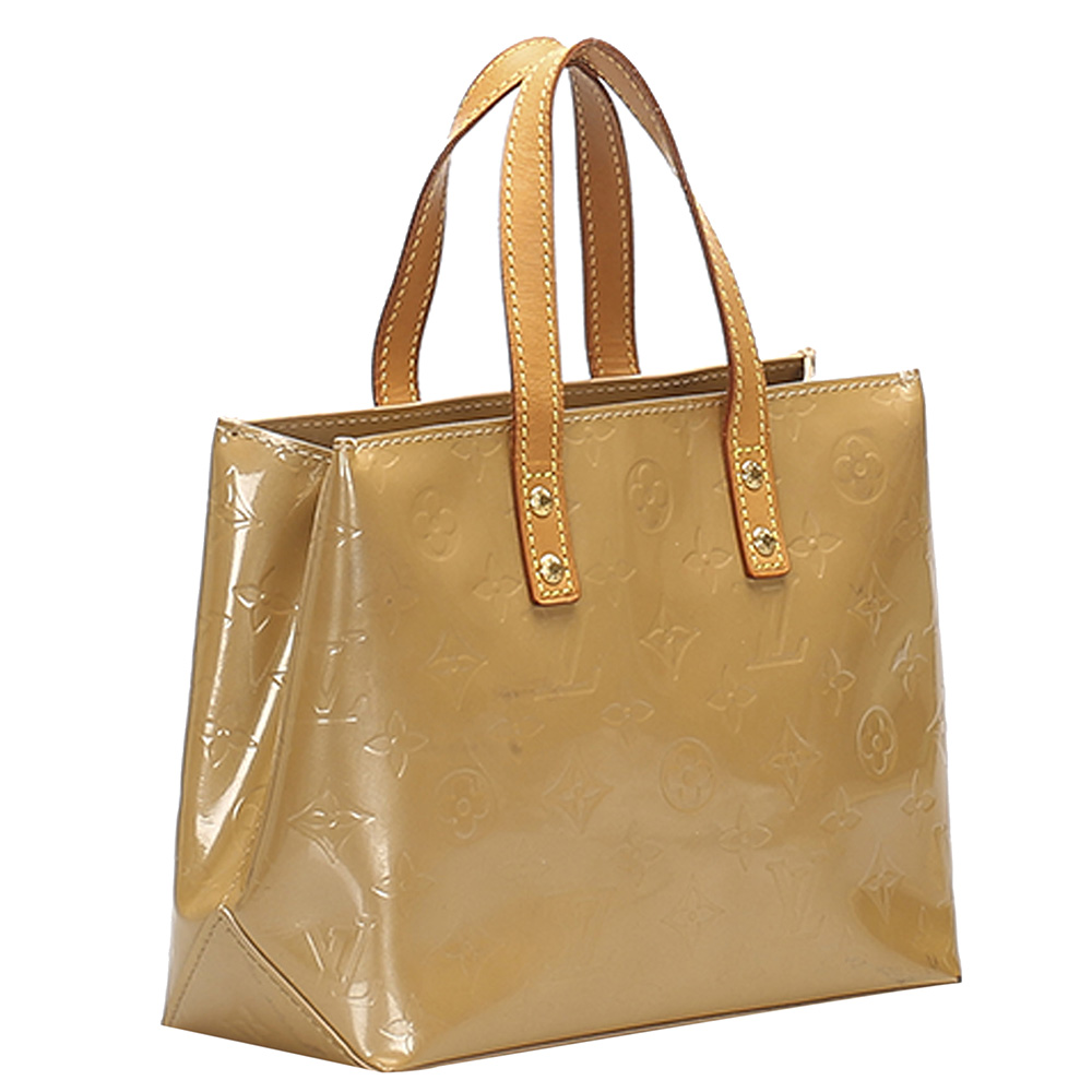 

Louis Vuitton Beige Vernis Canvas Reade PM Bag