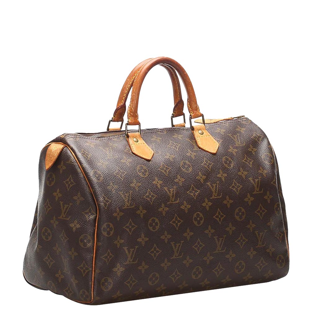 

Louis Vuitton Brown Monogram Canvas Speedy 35 Bag