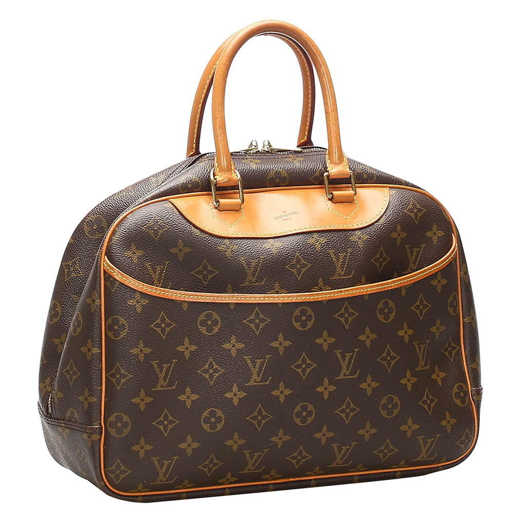 

Louis Vuitton Brown Monogram Canvas Deauville Bag