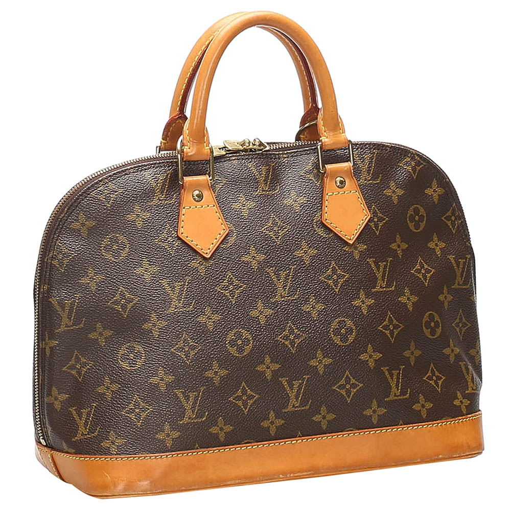 

Louis Vuitton Monogram Canvas Alma PM Bag, Brown