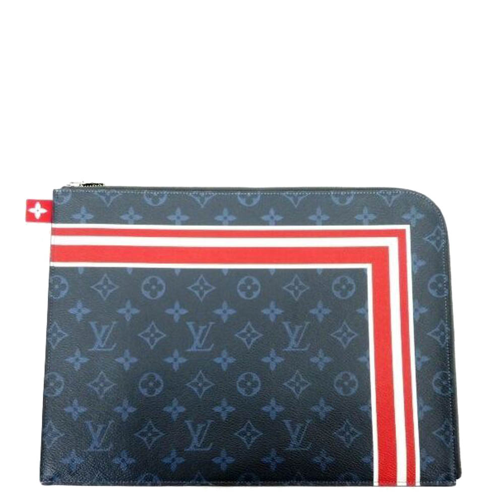 

Louis Vuitton Monogram Cobalt Canvas Pochette Jules GM Clutch Bag, Blue