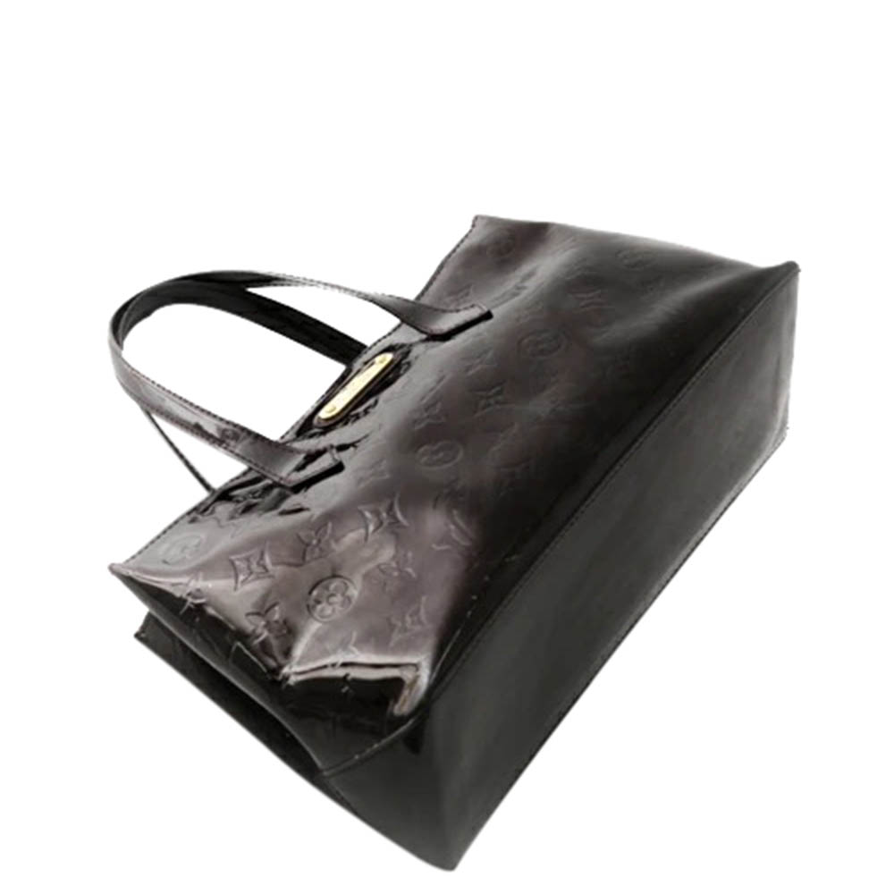 

Louis Vuitton Brown Monogram Vernis Wilshire PM Bag