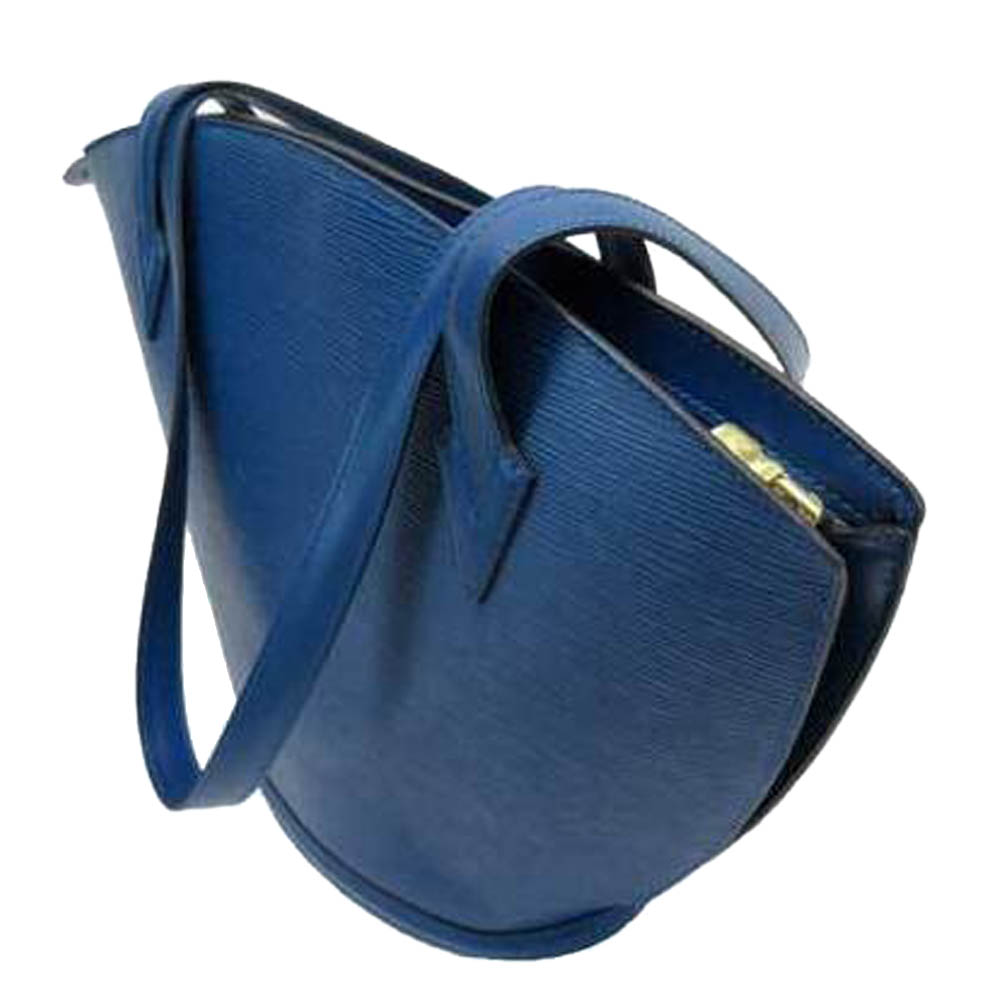 

Louis Vuitton Blue Epi Leather Saint Jacques Long Strap PM Bag