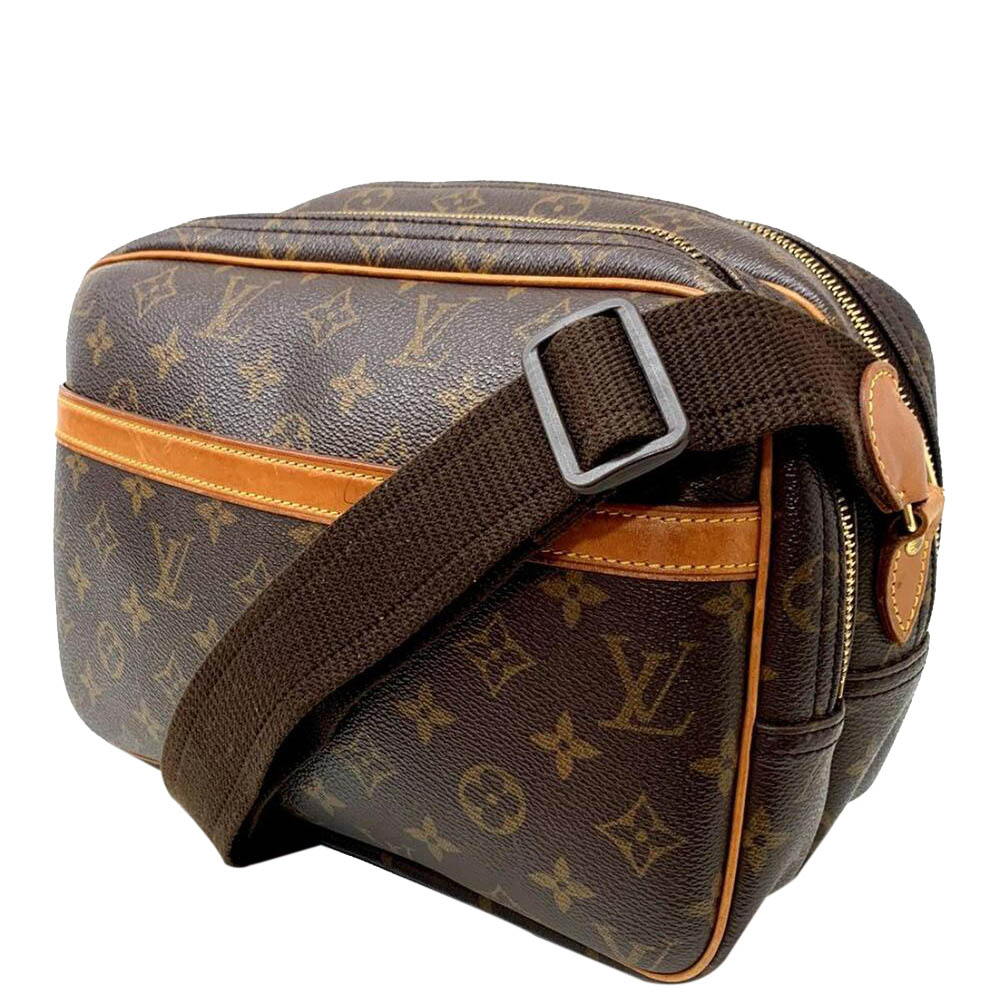 

Louis Vuitton Brown Monogram Canvas Reporter PM Bag