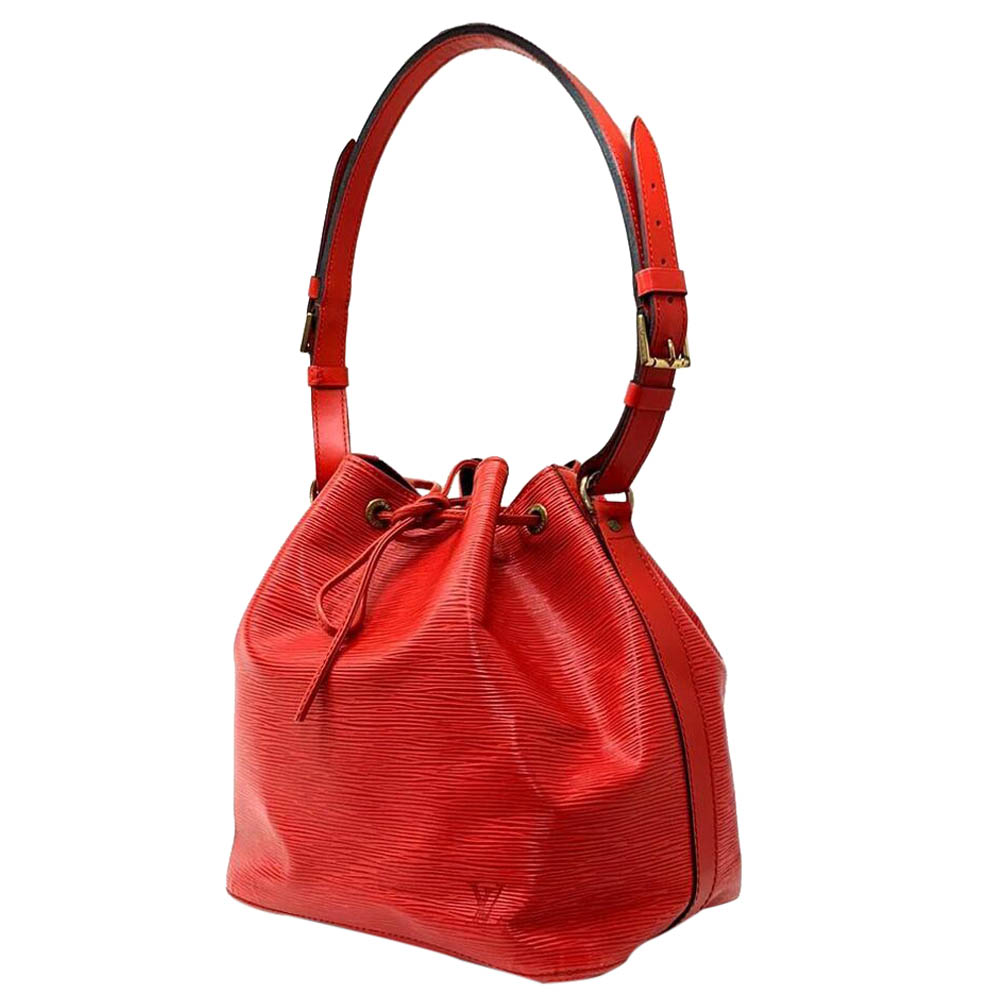 

Louis Vuitton Red Epi Leather Petit Noe Bag, Brown