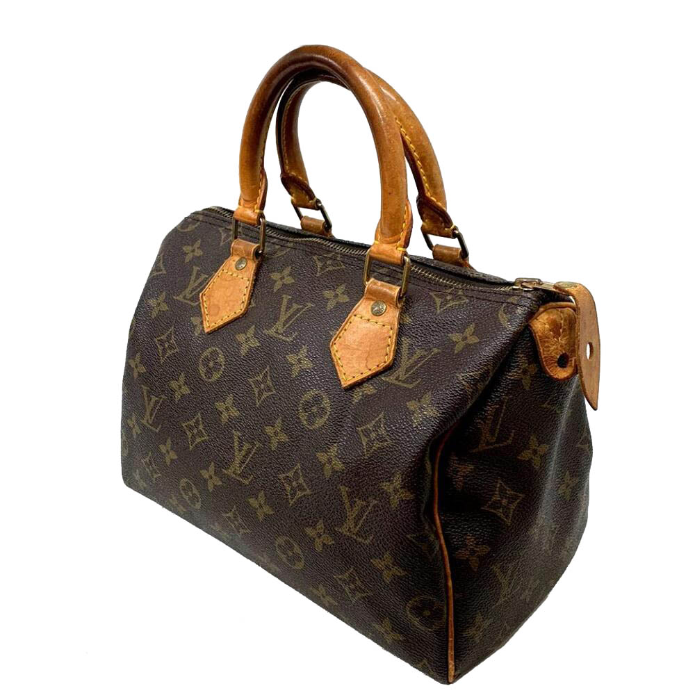 

Louis Vuitton Brown Monogram Canvas Speedy 25 Boston Bag