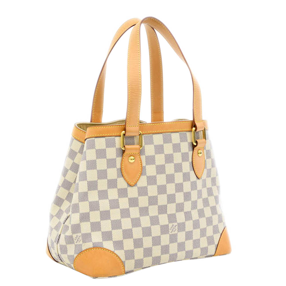 

Louis Vuitton Ivory/Navy Damier Azur Canvas Hampstead PM Bag, Blue