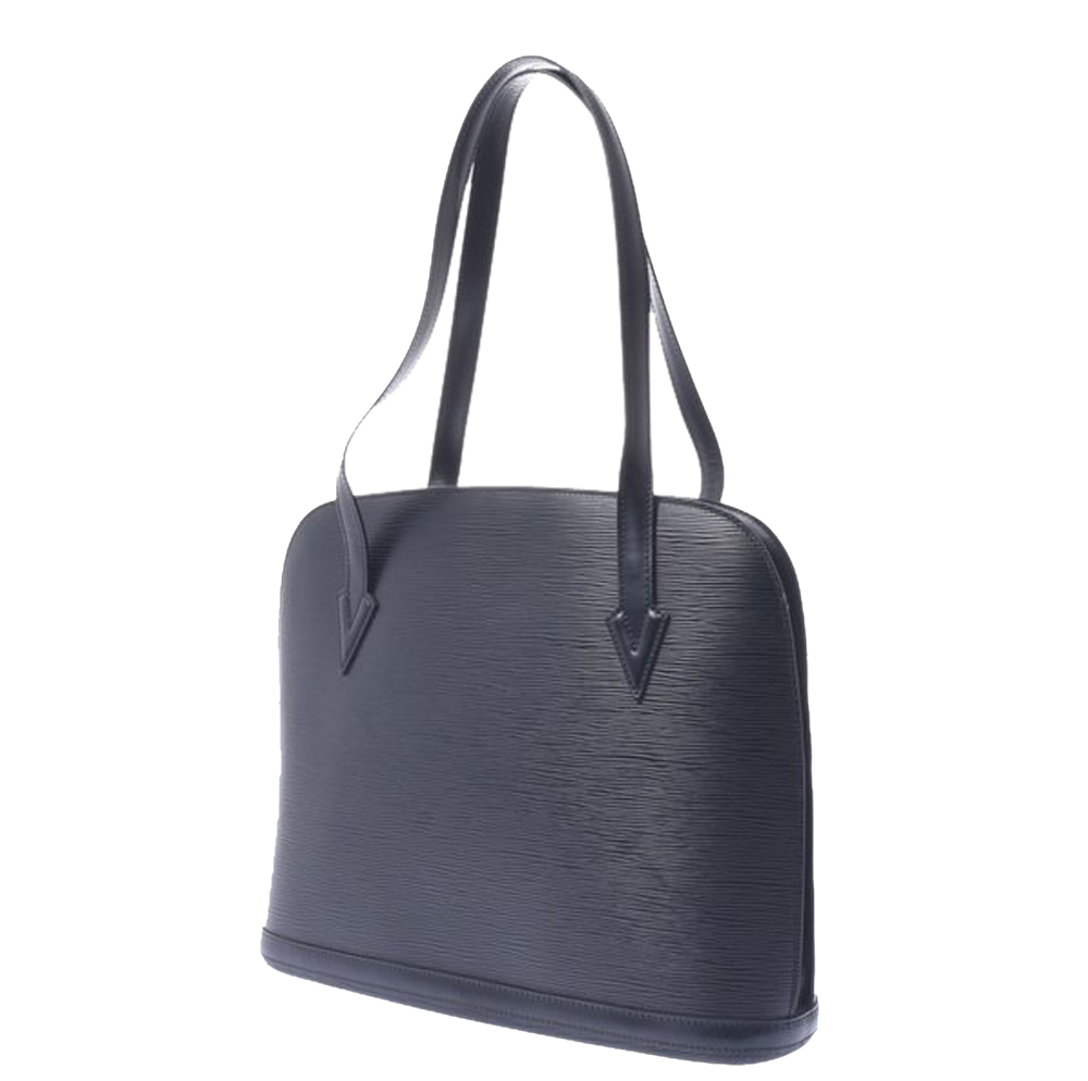 

Louis Vuitton Black Epi Leather Lussac Tote bag