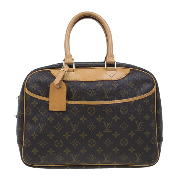Pre Owned Louis Vuitton Monogram Canvas Deauville Bag
