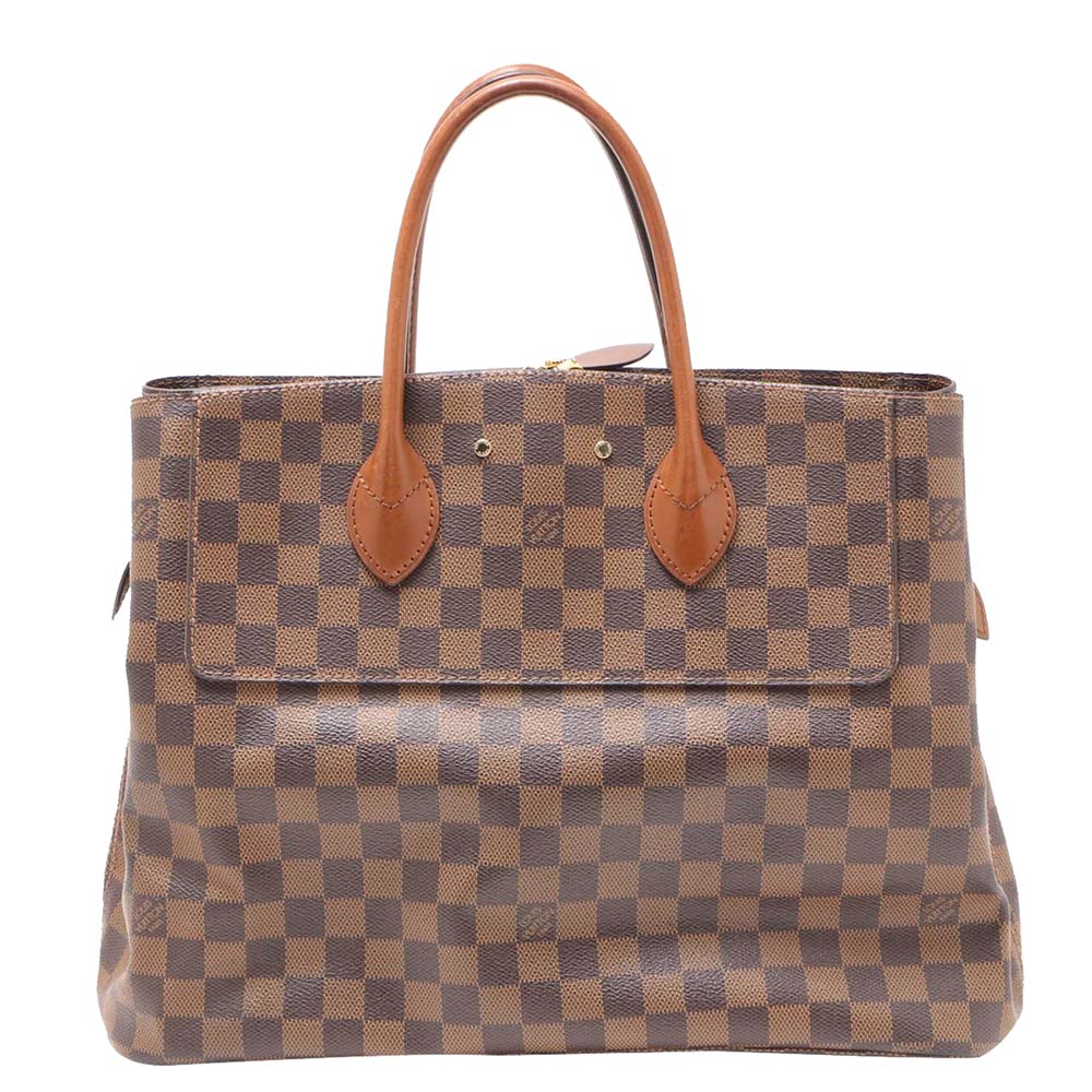 

Louis Vuitton Brown Damier Ebene Ascot Bag