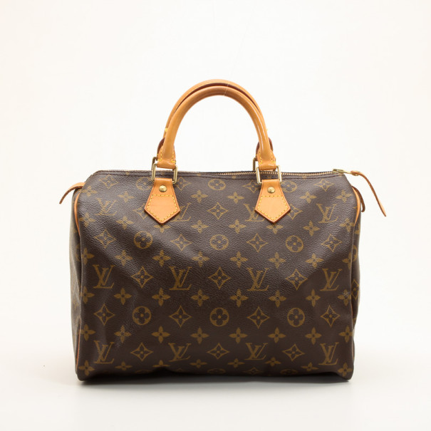Pre Owned Louis Vuitton Monogram Canvas Speedy 30