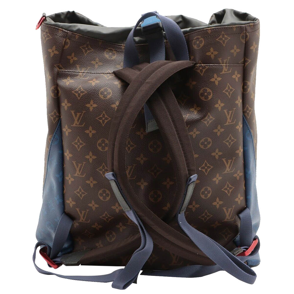 

Louis Vuitton Brown/Blue Monogram Canvas Outdoor Backpack Bag