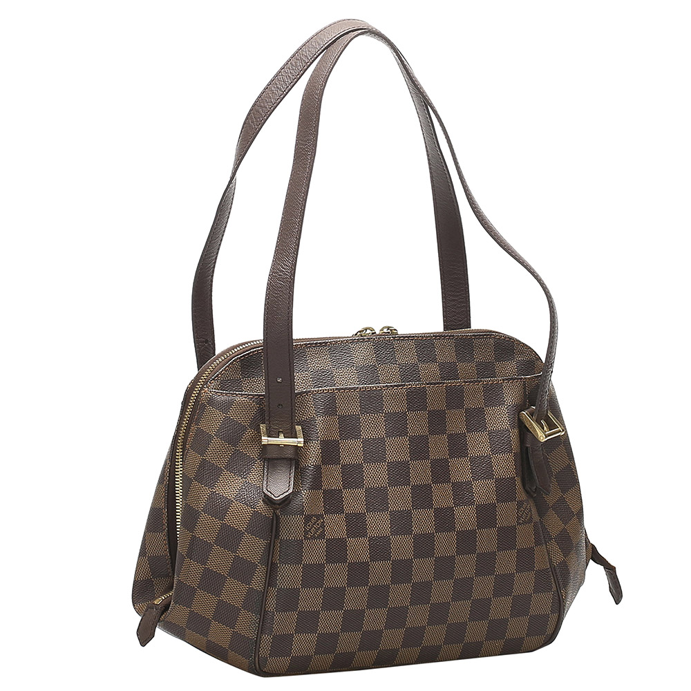 

Louis Vuitton Brown Damier Ebene Canvas Belem MM Bag