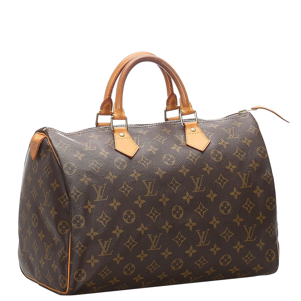 

Louis Vuitton Brown Monogram Canvas Speedy 35 Bag
