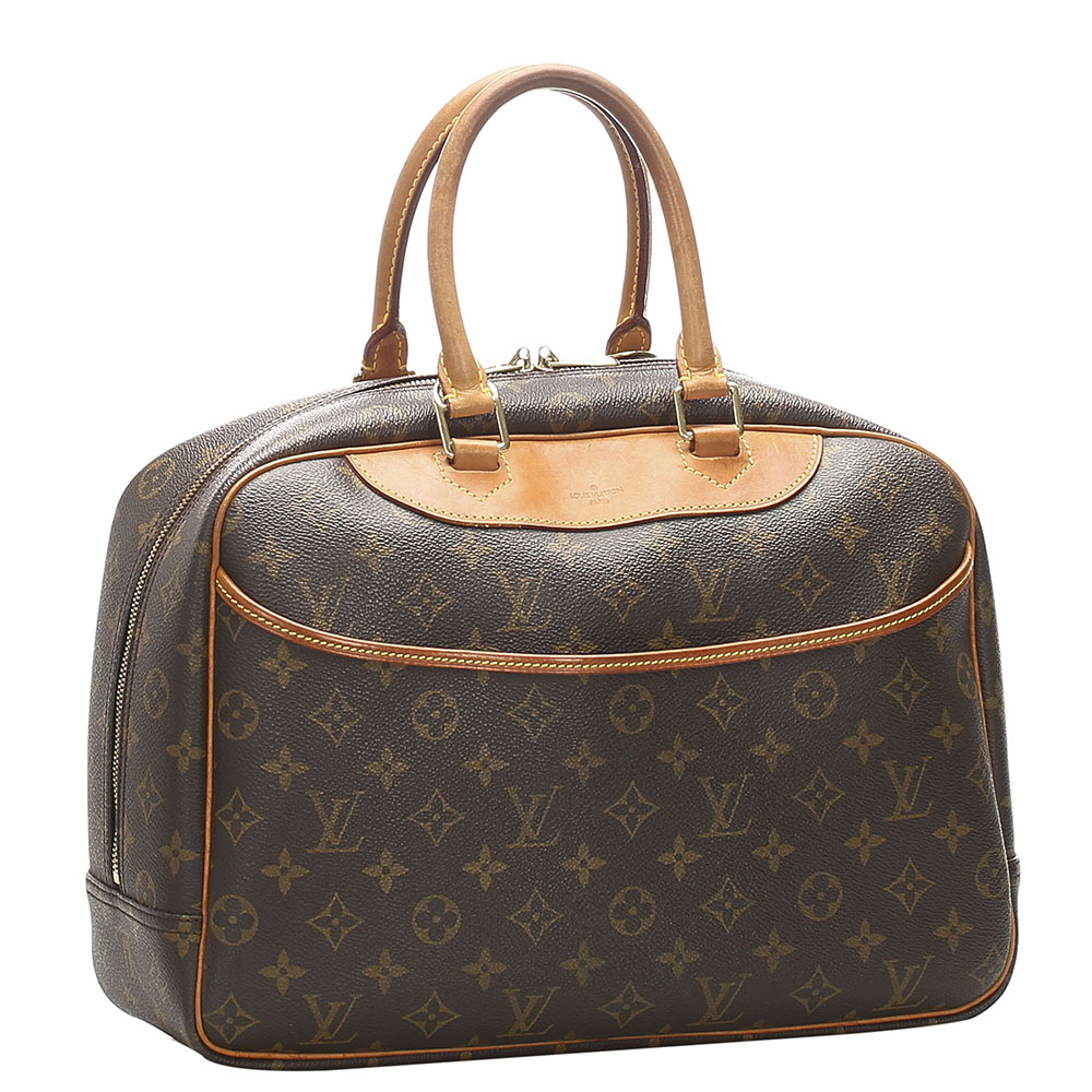 

Louis Vuitton Brown Monogram Canvas Deauville Bag