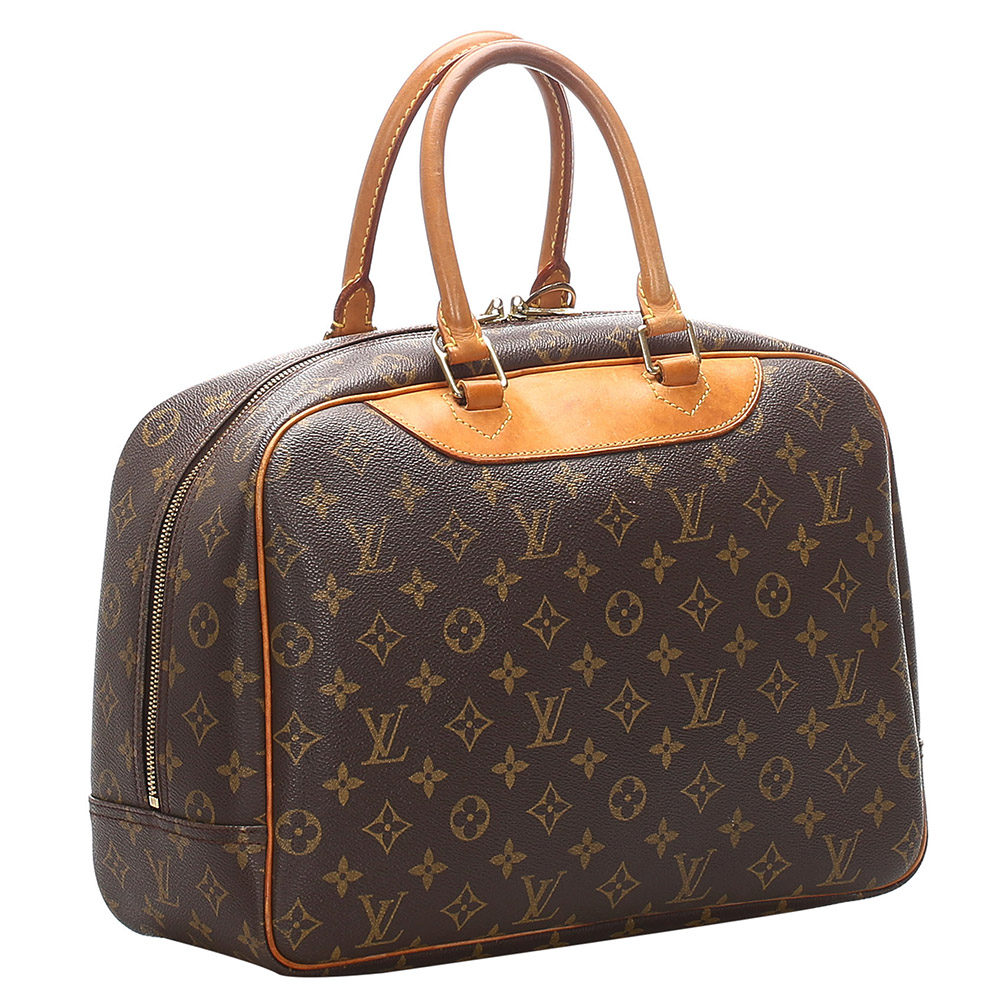 

Louis Vuitton Brown Monogram Canvas Deauville Bag