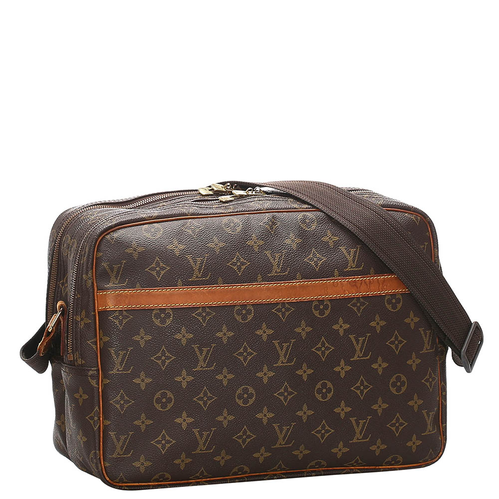 

Louis Vuitton Brown Monogram Canvas Reporter GM Bag