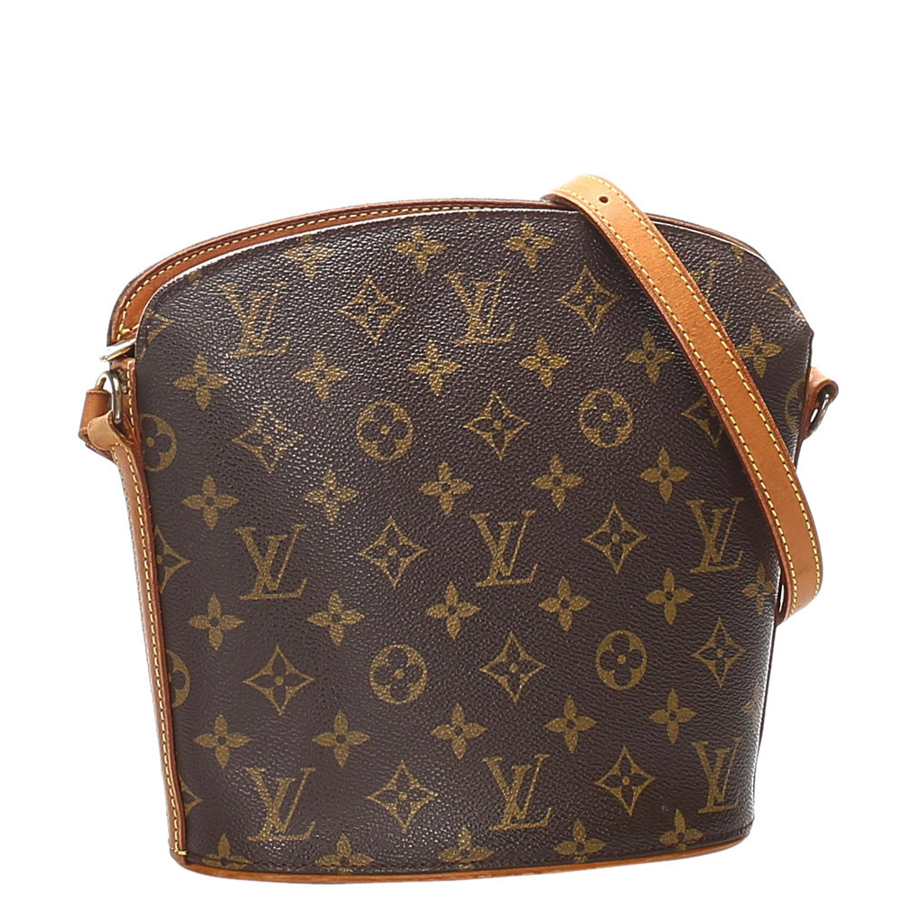 

Louis Vuitton Brown Monogram Canvas Drouot Bag