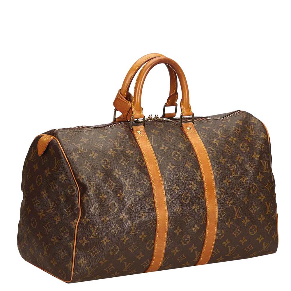 

Louis Vuitton Brown Monogram Canvas Keepall 45 Bag