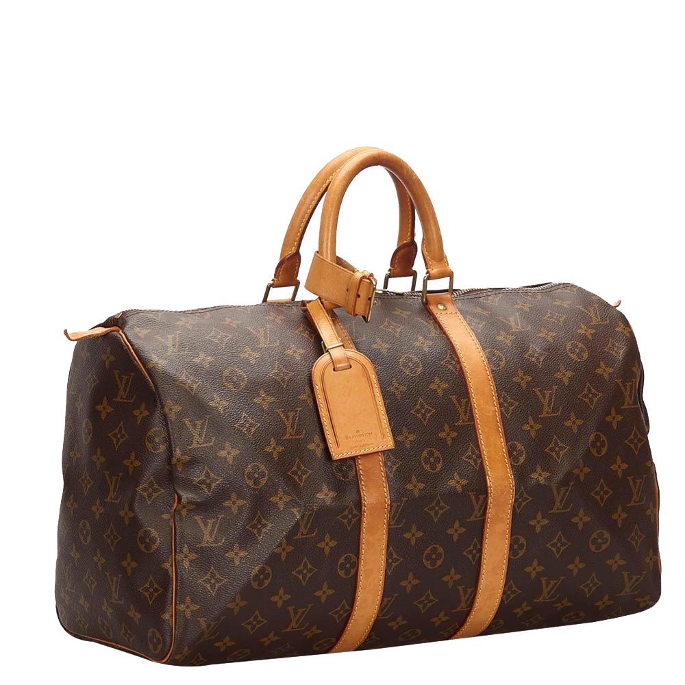 

Louis Vuitton Brown Monogram Canvas Keepall 45 Bag