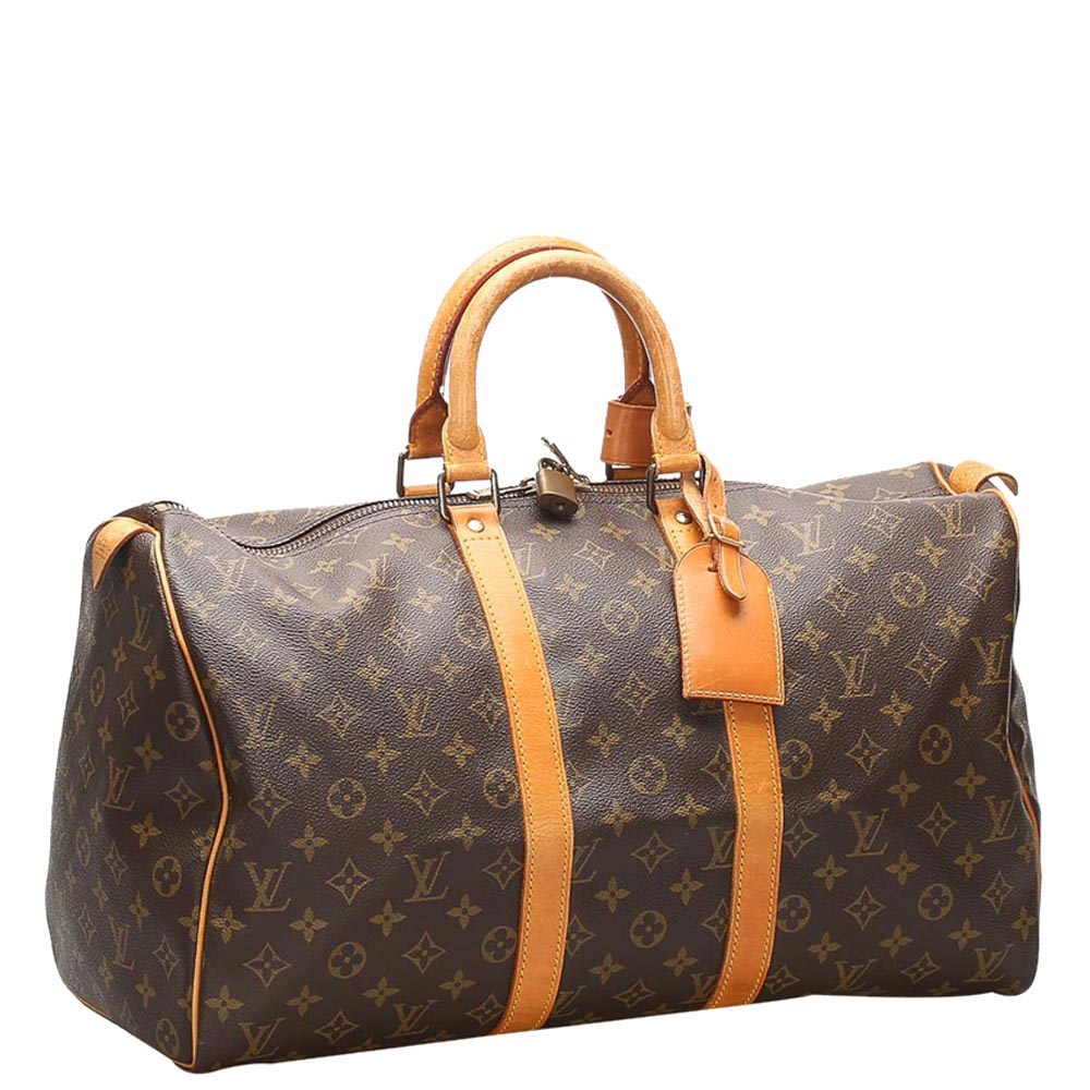 

Louis Vuitton Brown Monogram Canvas Keepall 45 bag