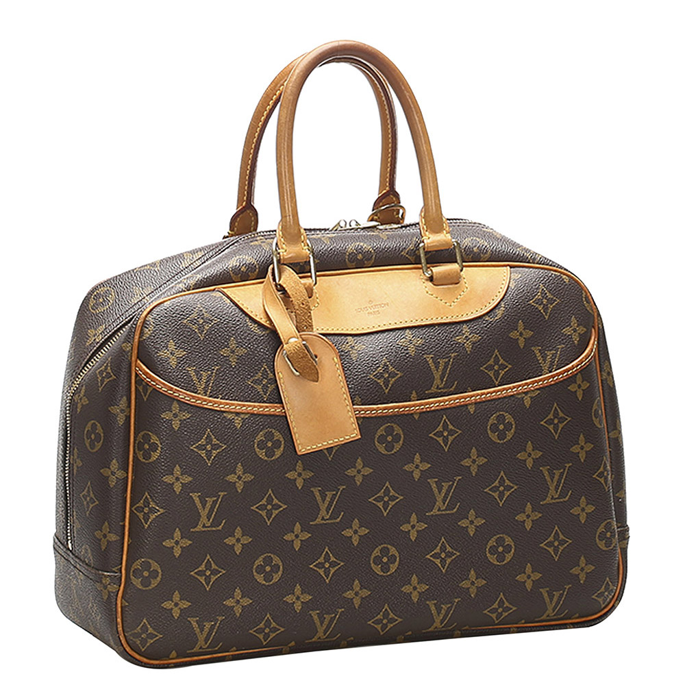 

Louis Vuitton Brown Monogram Canvas Deauville Bag