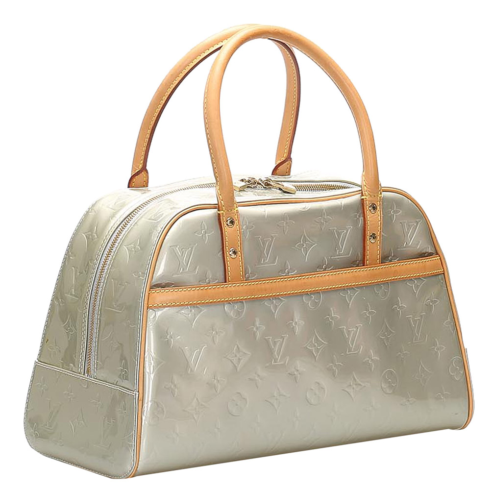 

Louis Vuitton Grey Monogram Vernis Tompkins Square Bag