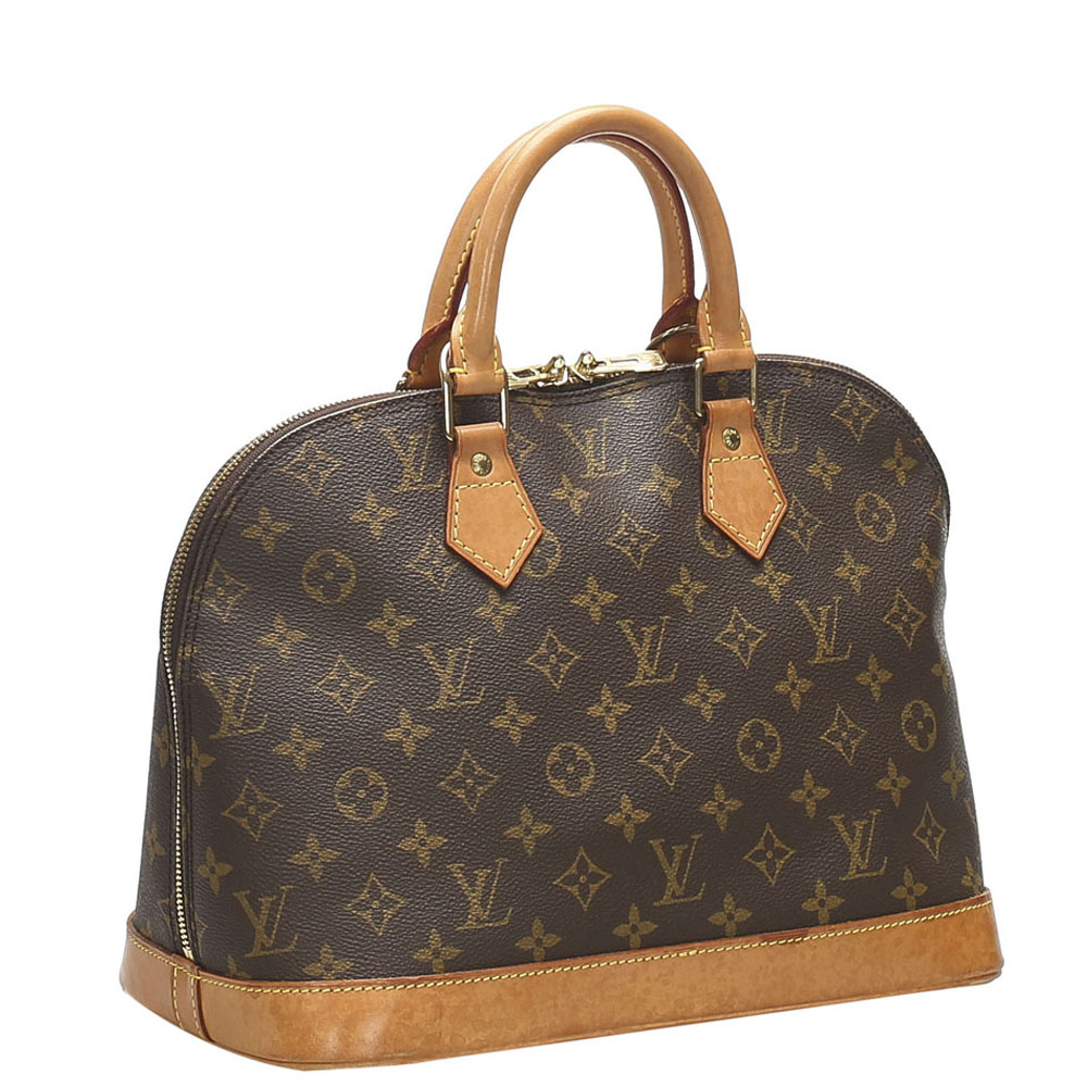 

Louis Vuitton Brown Monogram Canvas Alma PM Bag