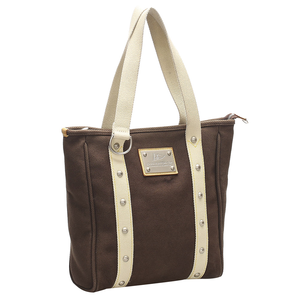 

Louis Vuitton Brown Canvas Antigua Cabas MM bag