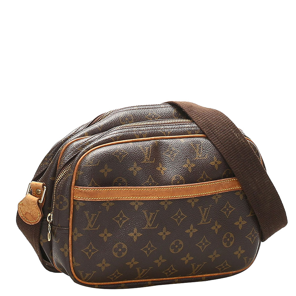 

Louis Vuitton Brown Monogram Canvas Reporter PM Bag