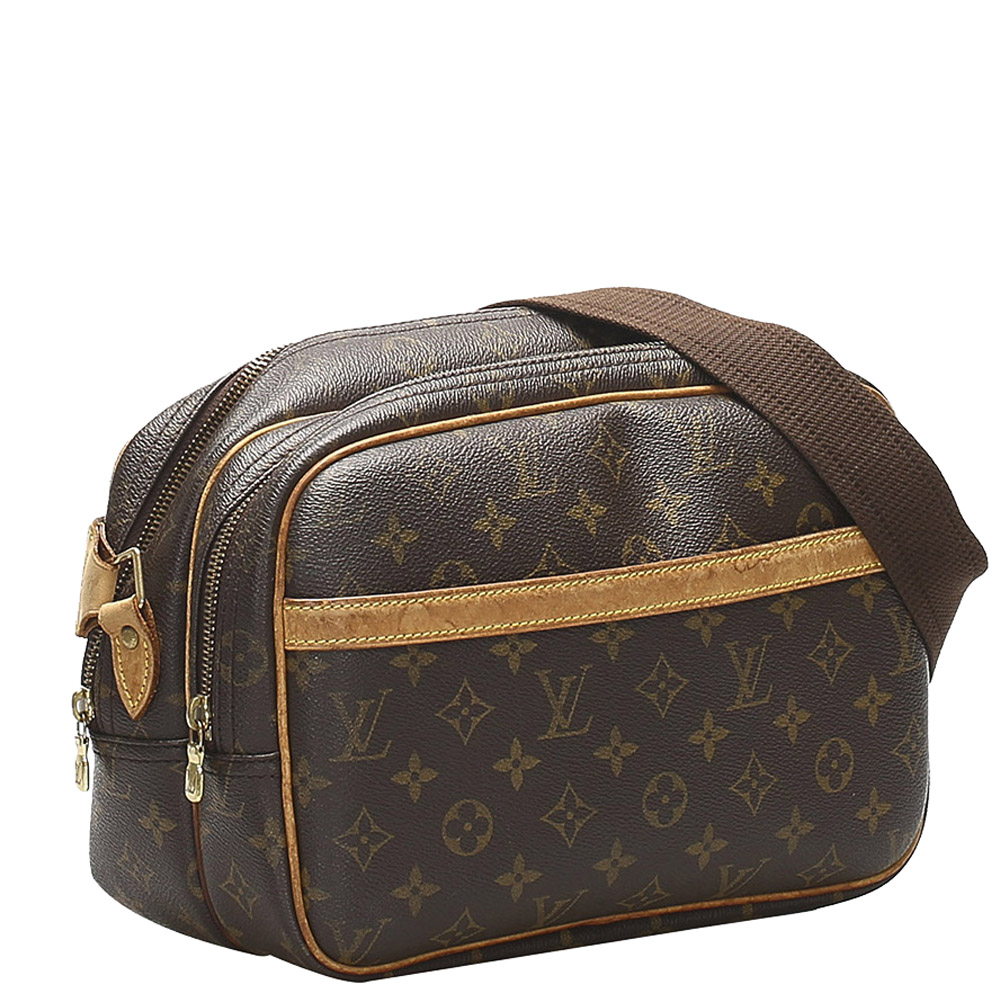 

Louis Vuitton Brown Monogram Canvas Reporter PM Bag