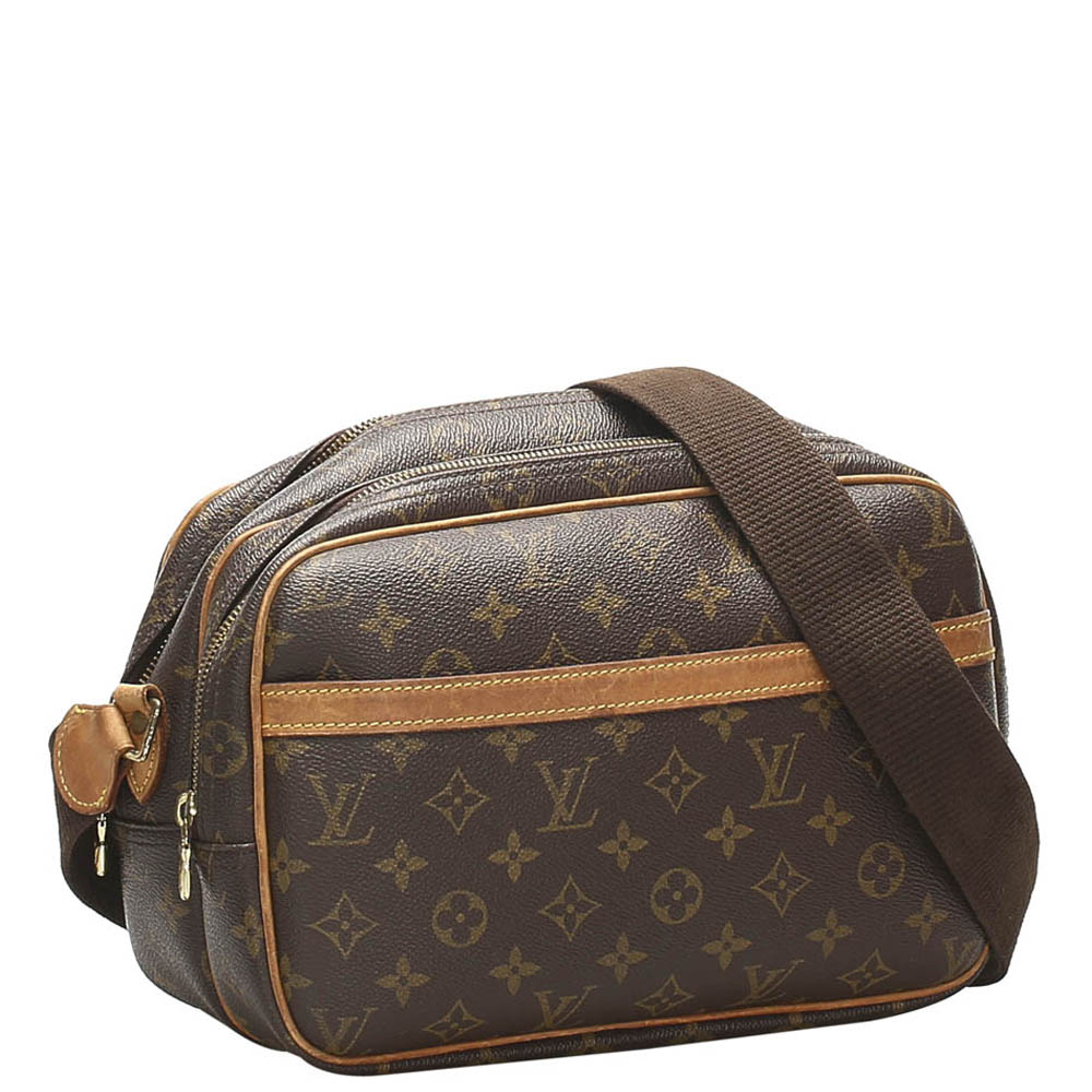 

Louis Vuitton Brown Monogram Canvas Reporter PM Bag