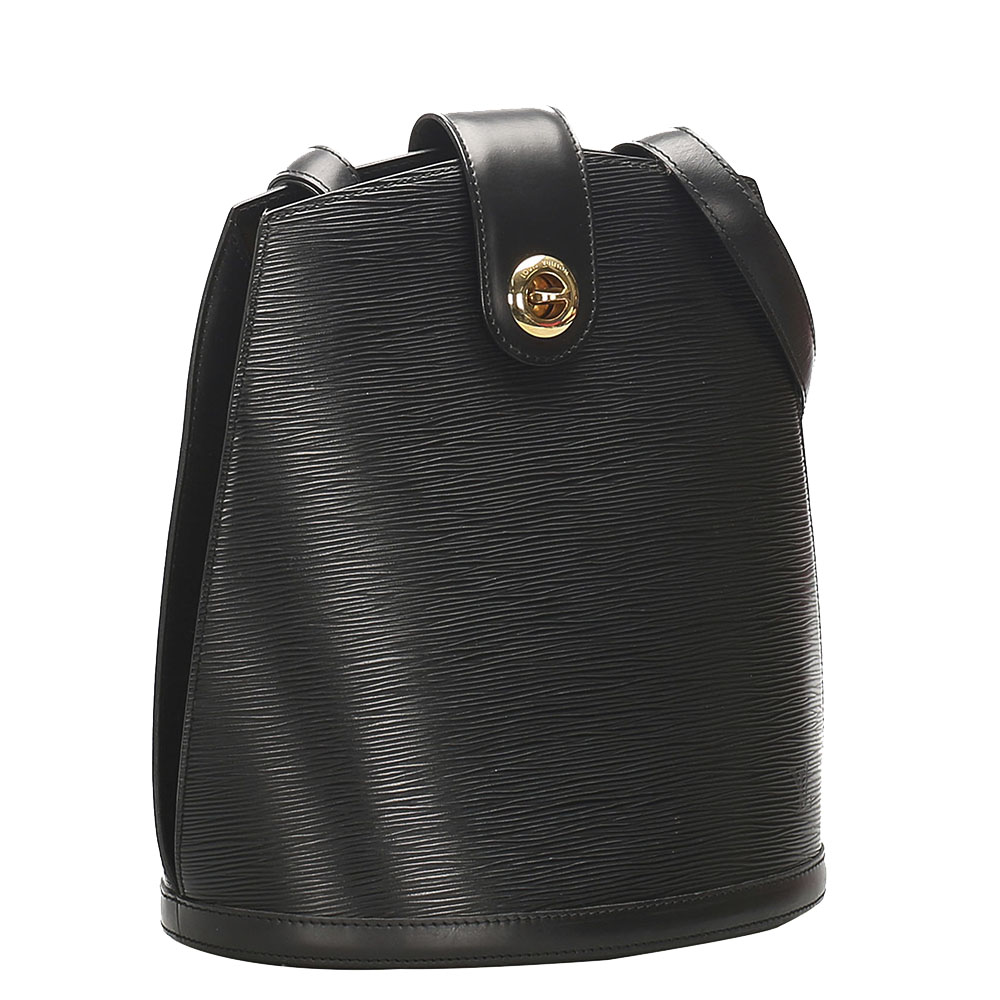 

Louis Vuitton Black Epi Leather Cluny Bag