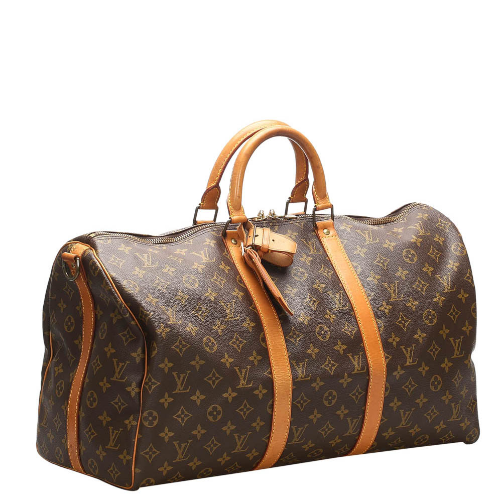 

Louis Vuitton Brown Monogram Canvas Keepall 50 Bag
